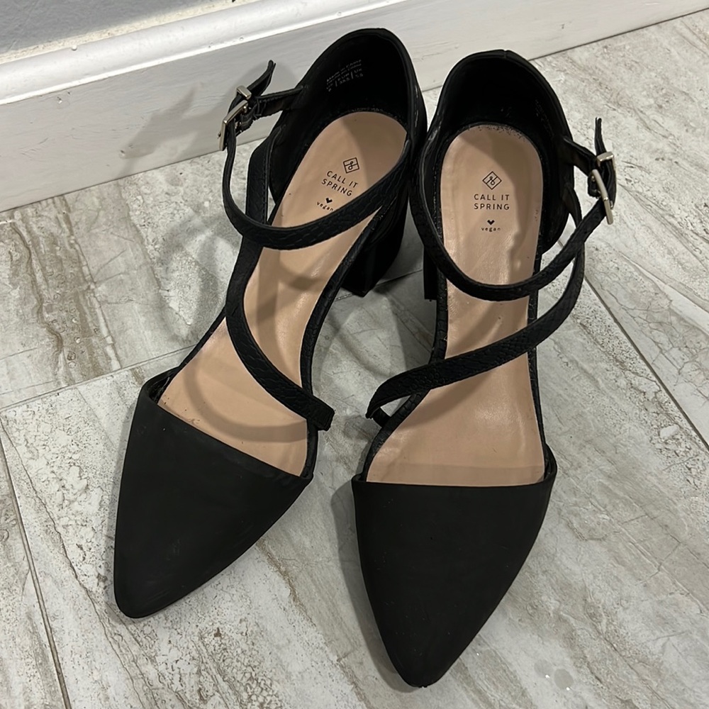 Call It Spring Women’s Vegan Heels Size 8